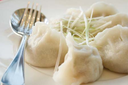 Jiao zi (dumpling) &amp; salad $13