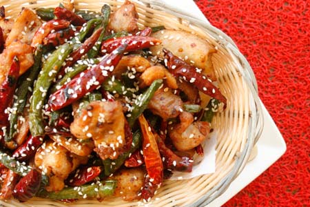 Spicy Szechwan chicken $24.5