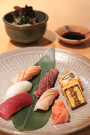 Salad and Sushi