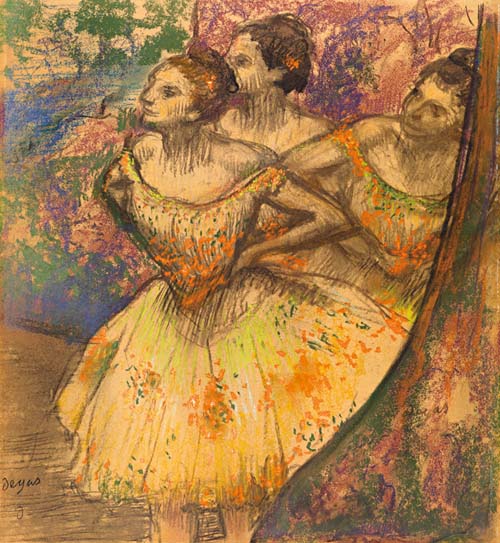 Edgar Degas, The three dancers