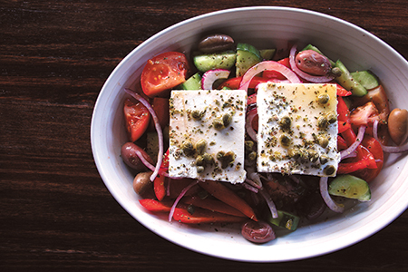 &lsquo;Horiatiki&rsquo; Greek salad