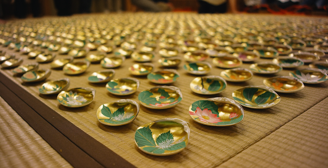 Golden shells and the gentle mastery of Japanese lacquer