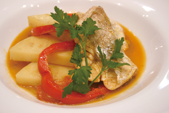 スペイン風　魚のスープ